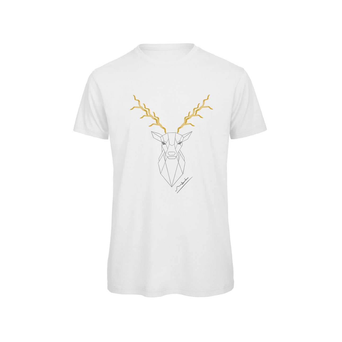 Men's Crew Neck T-Shirt | My Tee Inspiration | Antlers