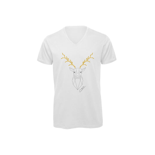 Men's V-neck T-Shirt | My Tee Inspiration | Antlers