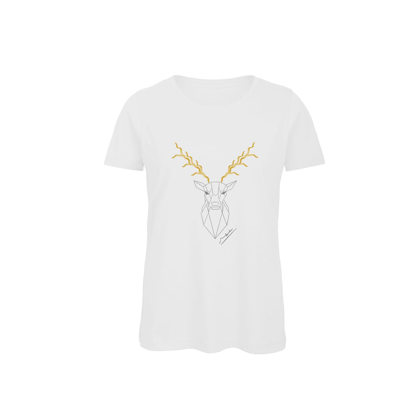 Women's Crew Neck T-Shirt | My Tee Inspiration | Antlers