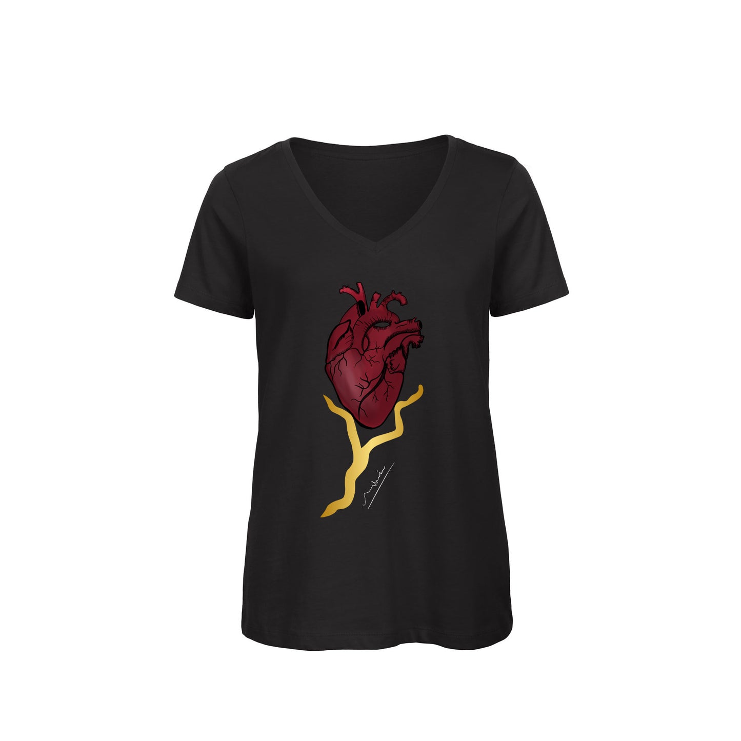 Women's V-neck T-Shirt | My Tee Inspiration | The Heart of LC