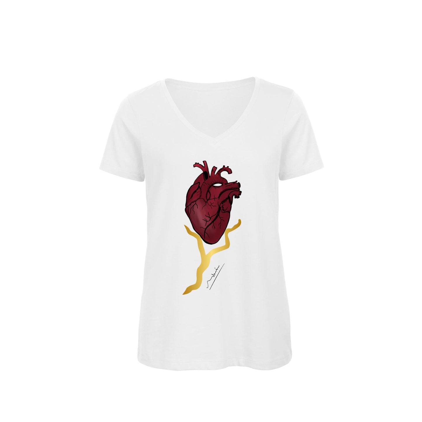 Women's V-neck T-Shirt | My Tee Inspiration | The Heart of LC
