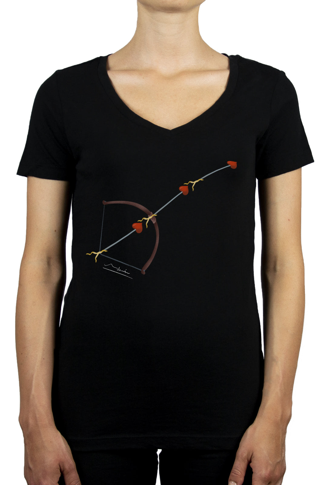 Women's V-neck T-Shirt | My Tee Inspiration | Arrows of Love