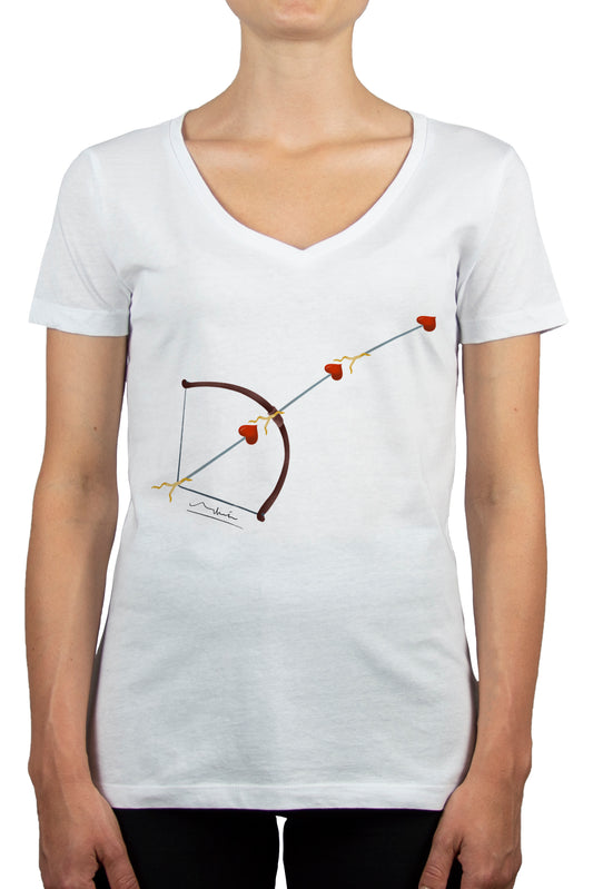 Women's V-neck T-Shirt | My Tee Inspiration | Arrows of Love