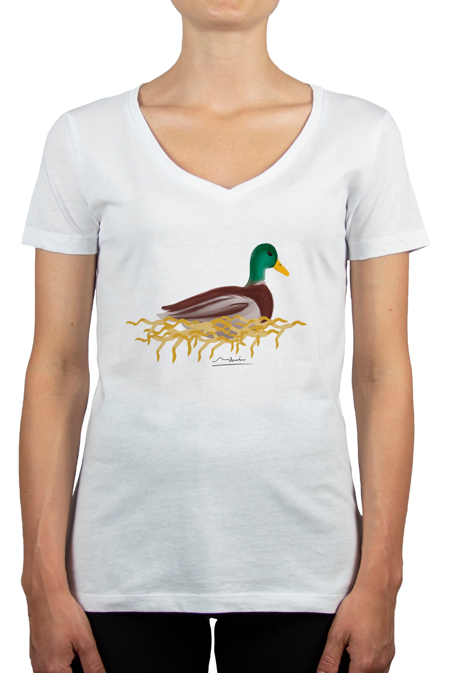 Women's V-neck T-Shirt | My Tee Inspiration | Mallard