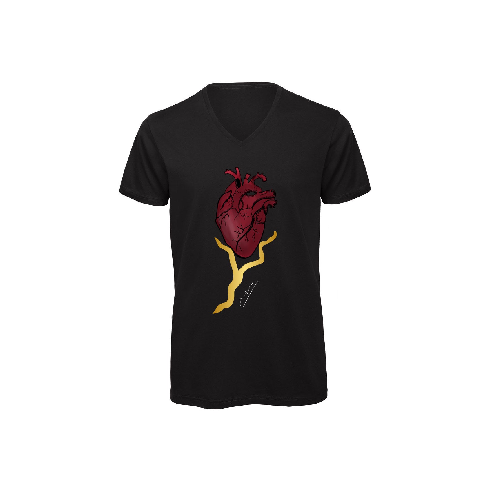 Men's V-neck T-Shirt | My Tee Inspiration | The Heart of LC