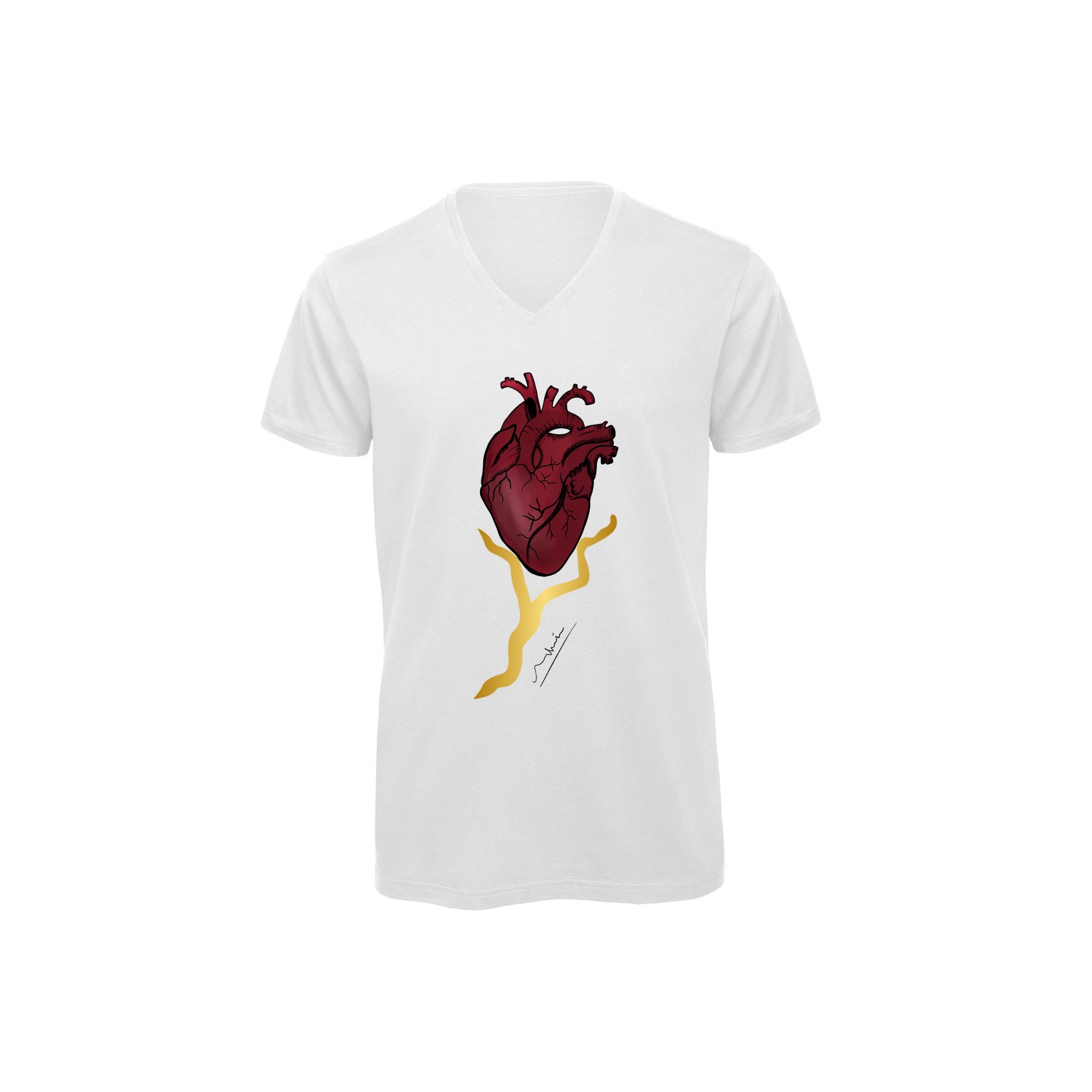 Men's V-neck T-Shirt | My Tee Inspiration | The Heart of LC